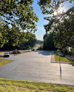 Residential roadway asphalt paving and resurfacing project