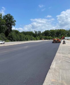 New asphalt roadway paving and resurfacing service