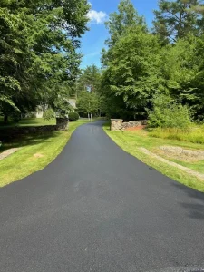 New driveway asphalt installation MA
